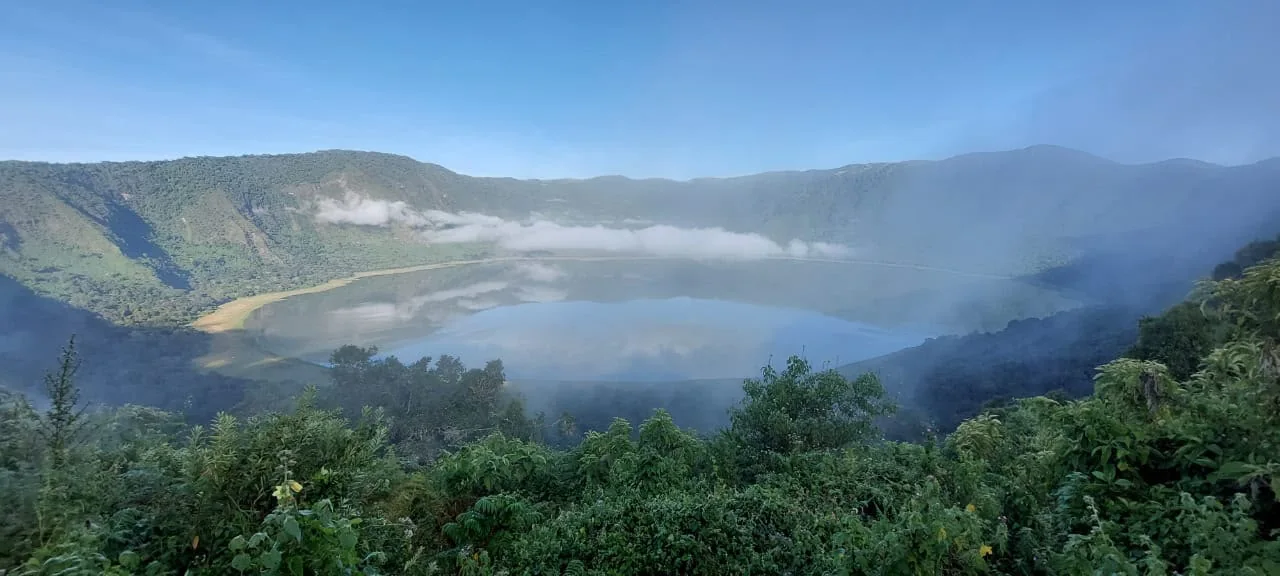 Empakaai crater landscape in northern Tanzania